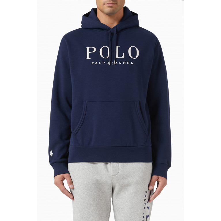 Polo Ralph Lauren - Logo Print Hoodie in Cotton Blend