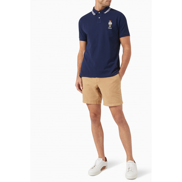 Polo Ralph Lauren - Polo Bear Logo Polo Shirt in Cotton