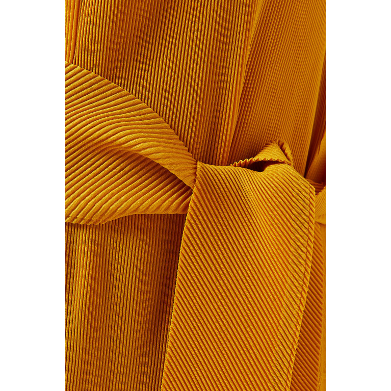 Scarlet Sage - Ruffled Maxi Dress Yellow