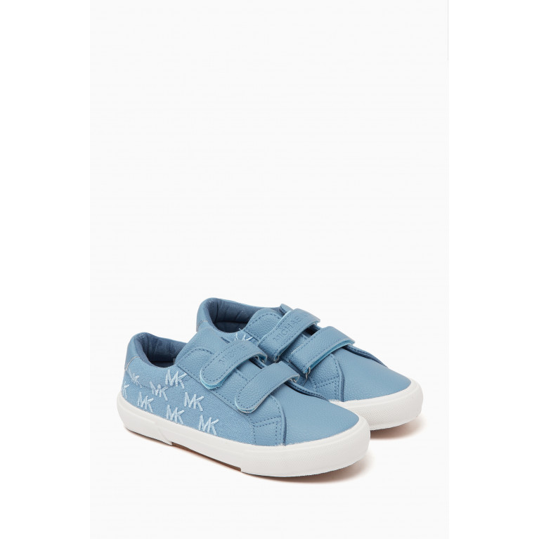 Michael Kors Kids - Izetta Embroidered Sneakers in Faux Leather