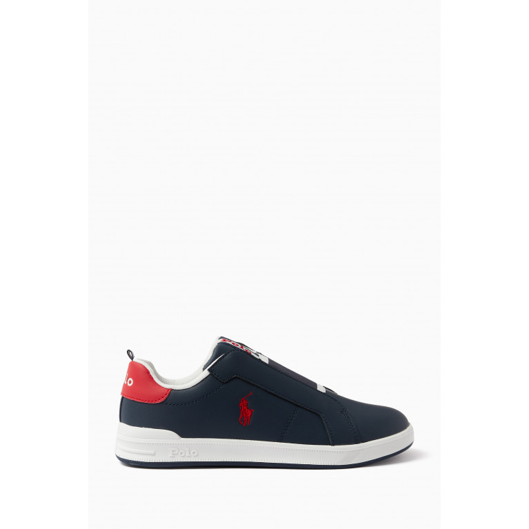 Polo Ralph Lauren - Heritage Court II Slip On Sneakers in Faux Leather