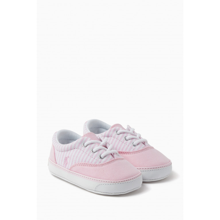 Polo Ralph Lauren - Keaton Layette Lace-up Sneakers in Canvas
