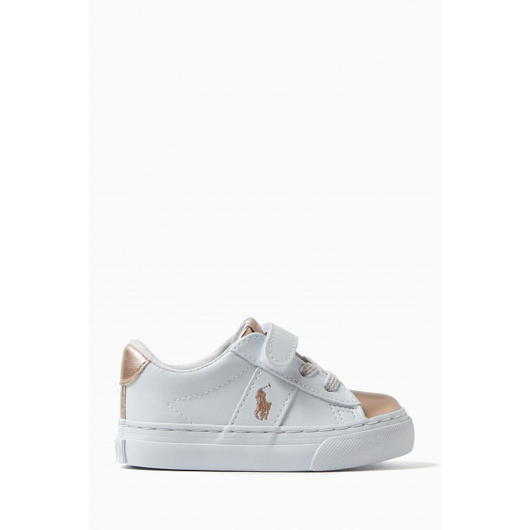 Polo Ralph Lauren - Sayer PS Logo Sneakers in Faux Leather