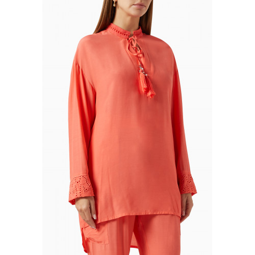 Hukka - Embroidered Top in Viscose