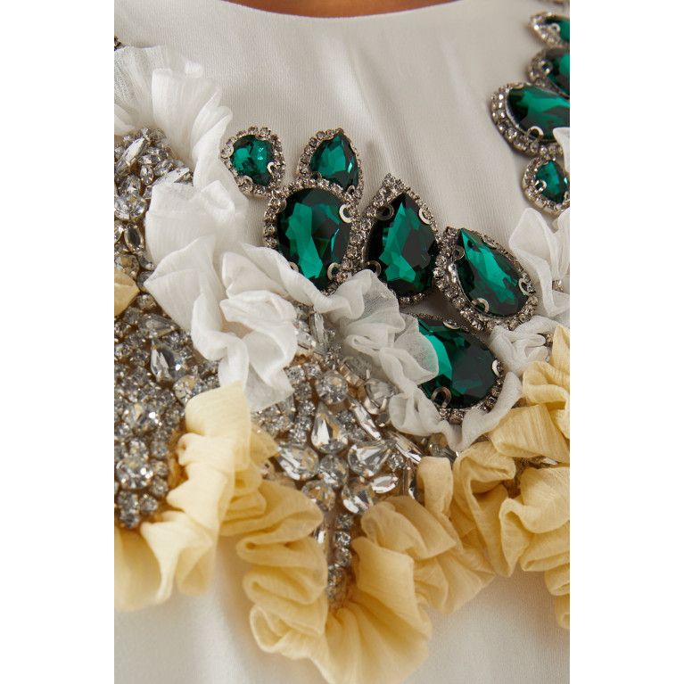 BAQA - Embellished Maxi Dress in Viscose-blend