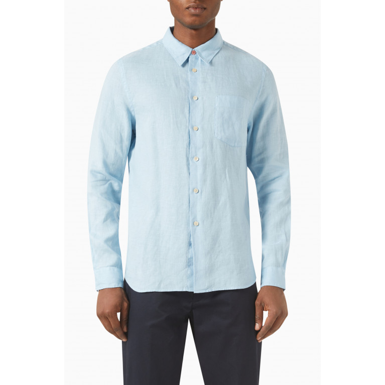 PS Paul Smith - Tailored Fit Shirt in Linen