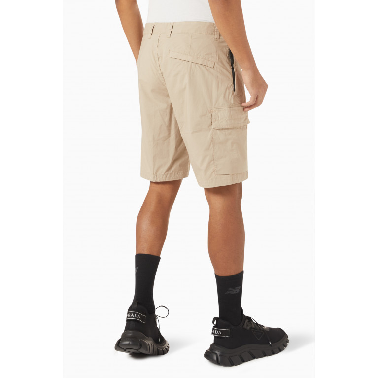 Stone Island - Cargo Shorts in Cotton Grey