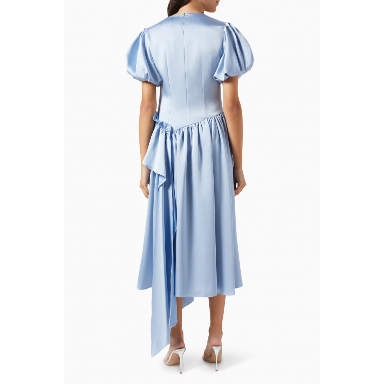 Mimya - Pleated Dress Blue