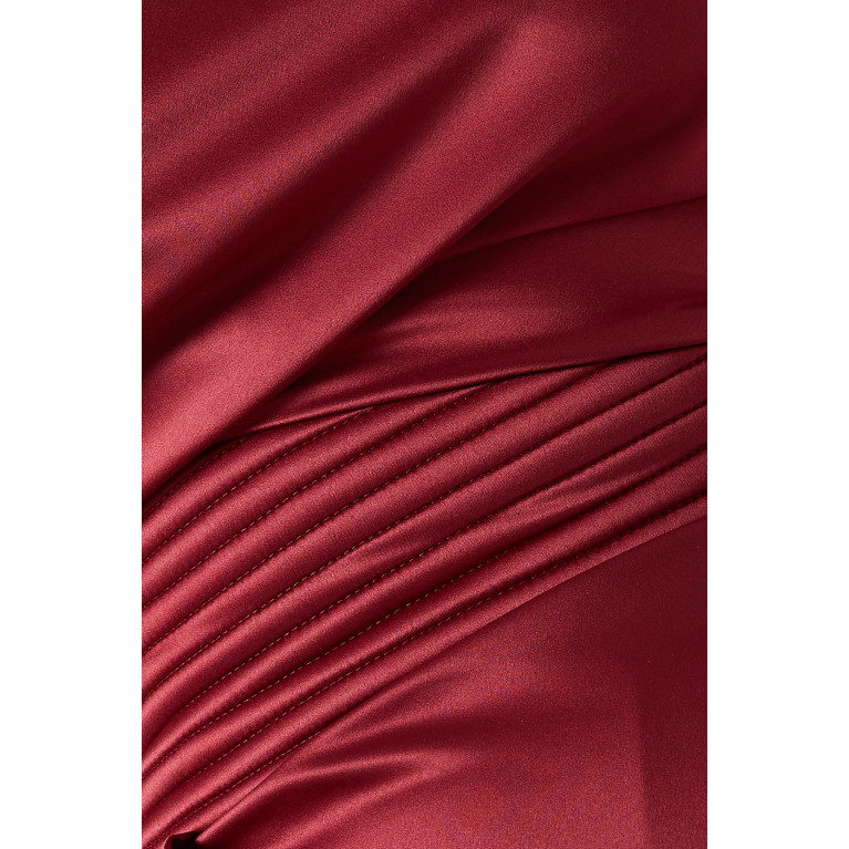 Zhivago - I Got You Gown in Stretch Satin Red