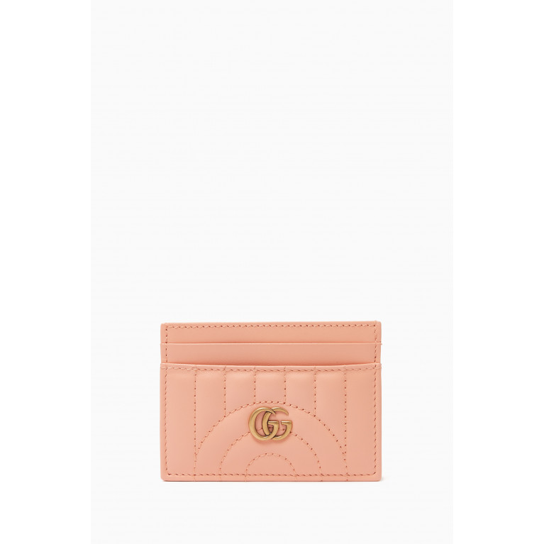 Gucci - GG Marmont 2.0 Card Case in Matelassé Leather