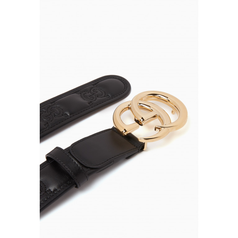 Gucci - GG Marmont Embossed Belt in Leather