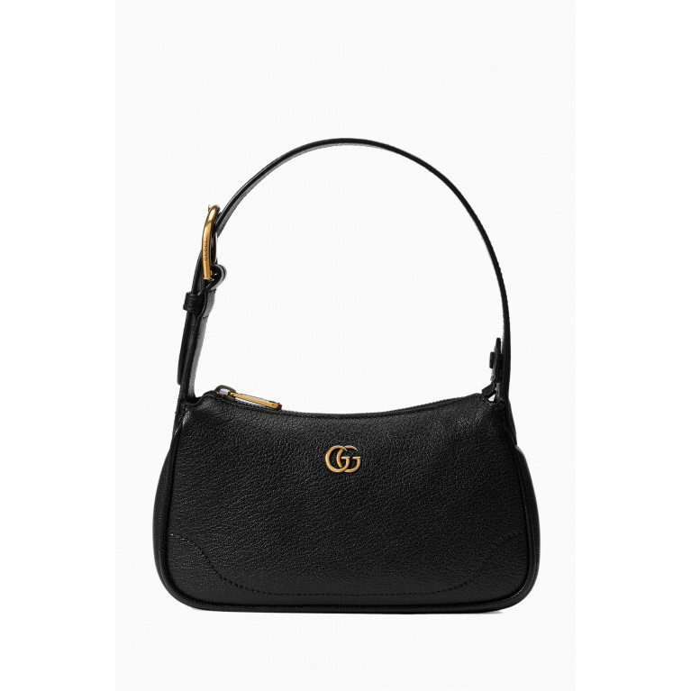 Gucci - Aphrodite Shoulder Bag in Leather Black