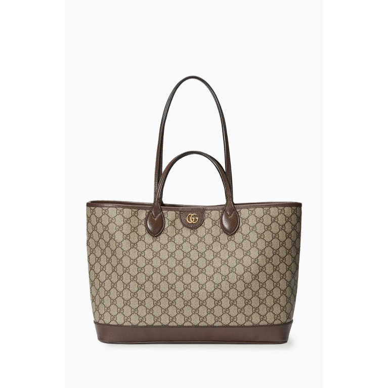 Gucci - Medium Ophidia GG Supreme Tote Bag in Canvas & Leather