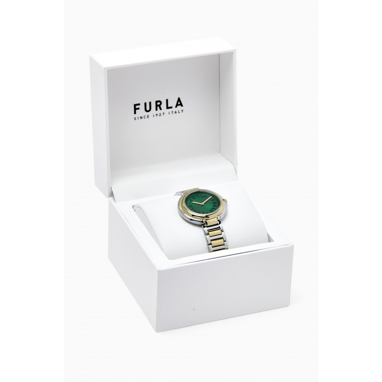 Furla - Icon Shape Two-tone Watch in Stainless Steel, 34mm