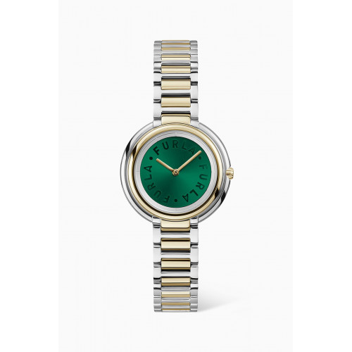 Furla - Icon Shape Two-tone Watch in Stainless Steel, 34mm