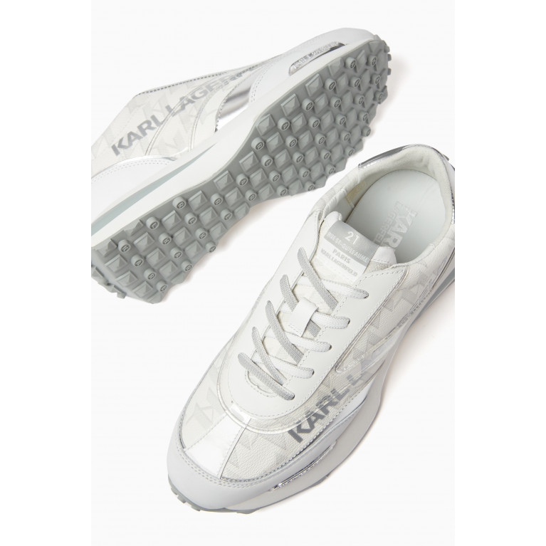 Karl Lagerfeld - Zone Flo Sneakers in Mix Fabric