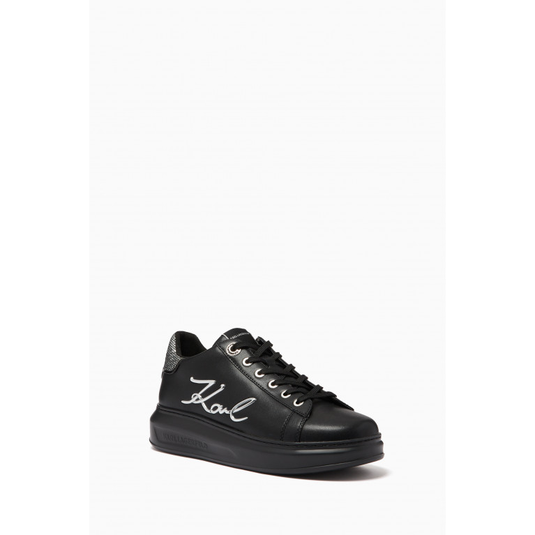 Karl Lagerfeld - Kapri Signature Sneakers in Leather