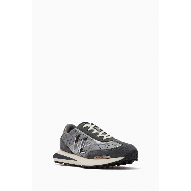 Karl Lagerfeld - Zone Insignia Sneakers in Leather