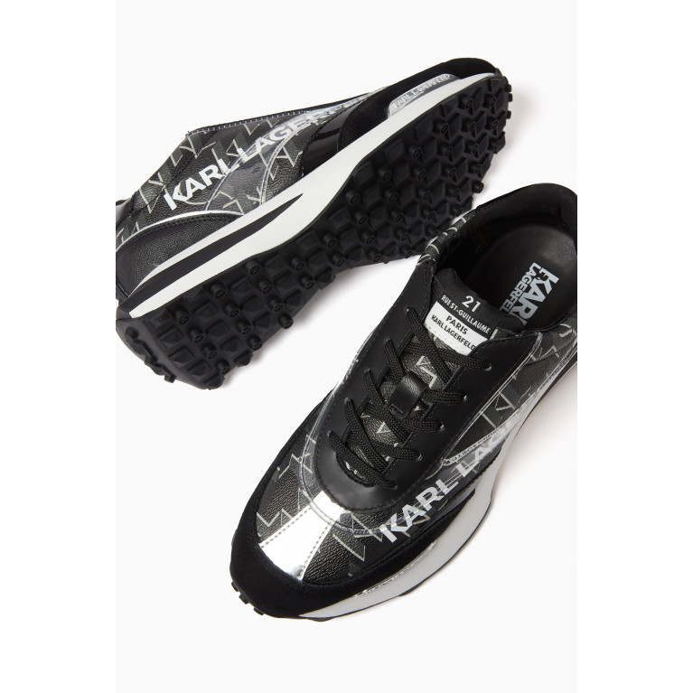 Karl Lagerfeld - Zone Flo Sneakers in Recycled Leather