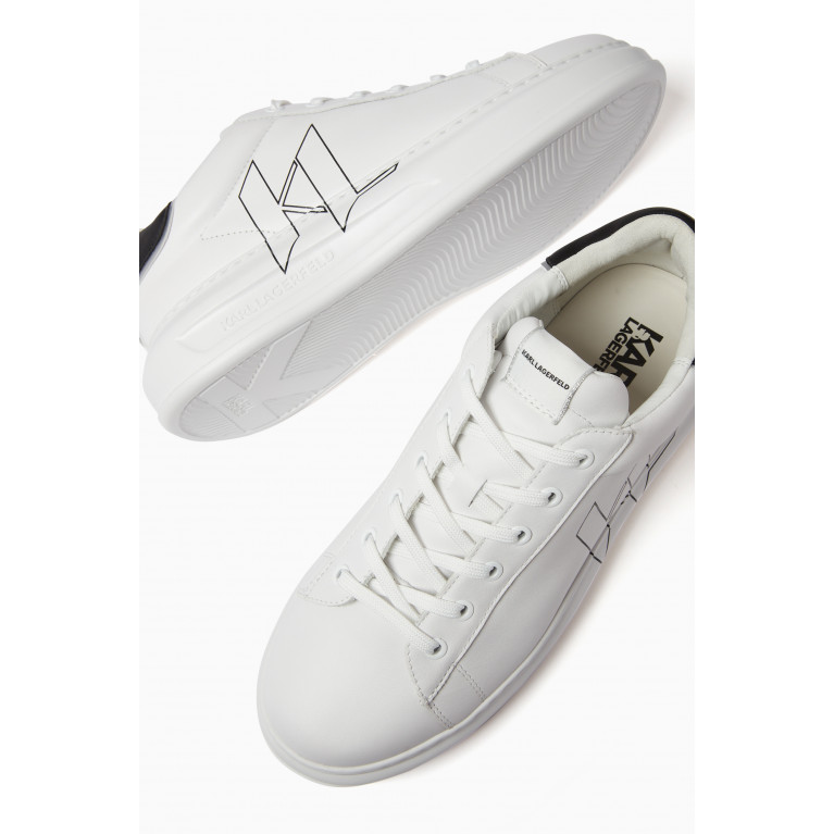 Karl Lagerfeld - Kapri Outline Monogram Sneakers in Leather