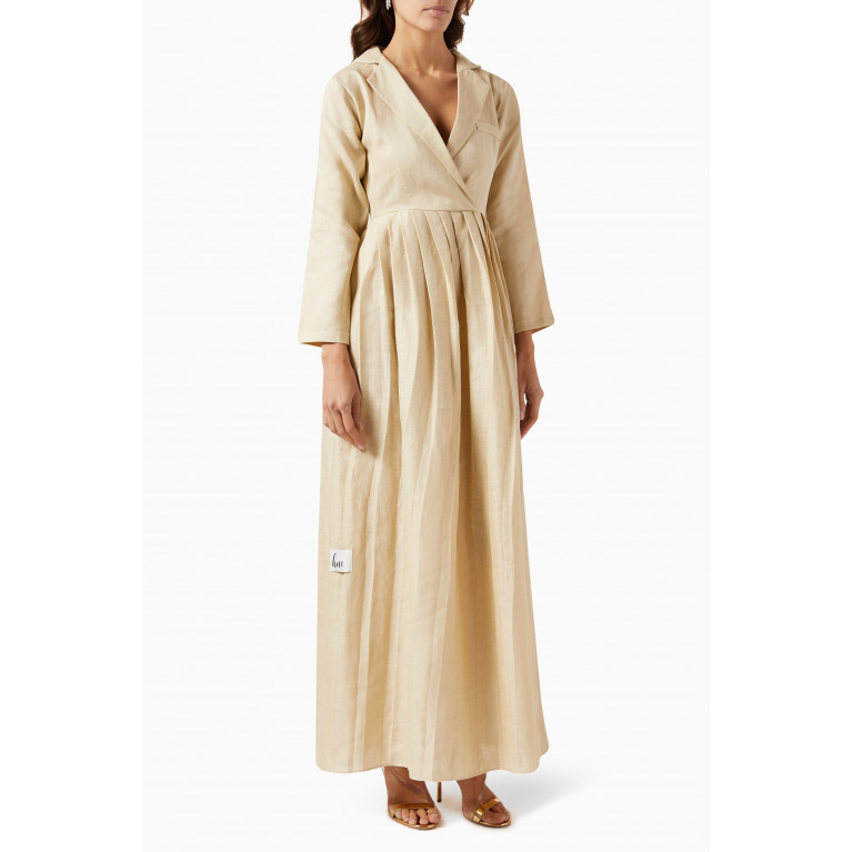 Hue - Belted Dress in Linen