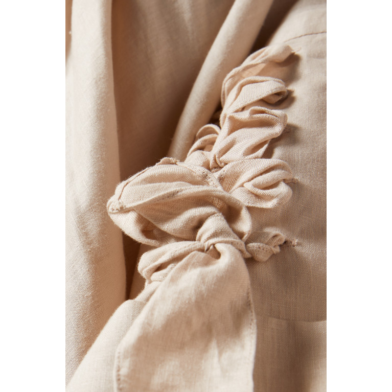 Hue - Bow Sleeve Kaftan in Linen