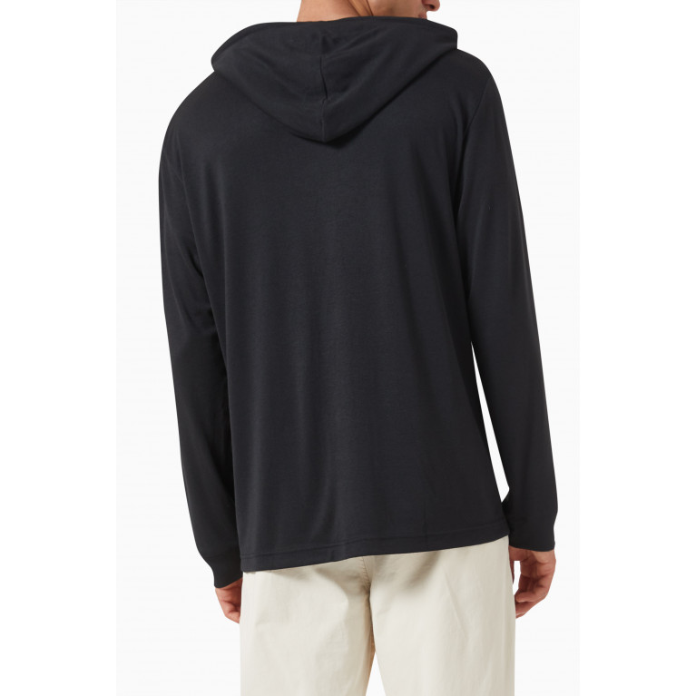 Theory - Traer Hoodie in Modal-jersey Black
