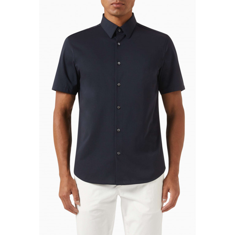 Theory - Irving Shirt in Cotton-blend Blue