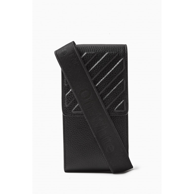Off-White - Binder Phone Holder in Leather