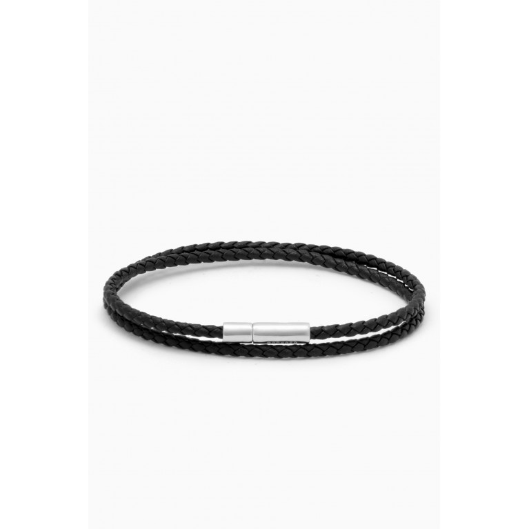 Roderer - Gianni Double Tour Bracelet in Woven Leather
