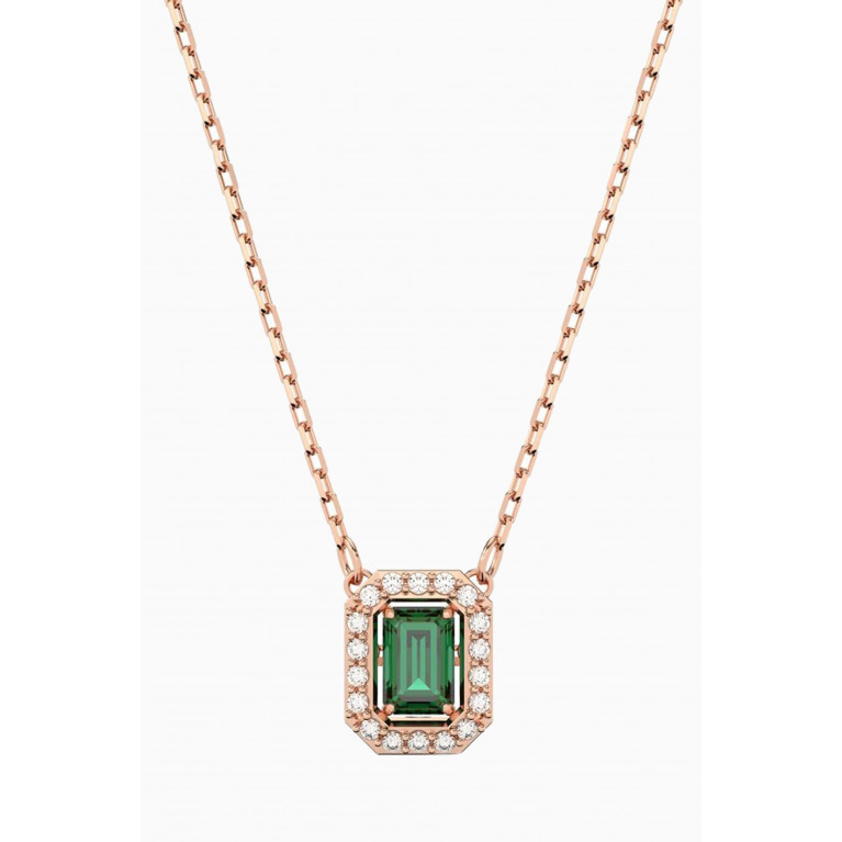 Swarovski - Millenia Crystal Necklace in Rose Gold-plated Metal
