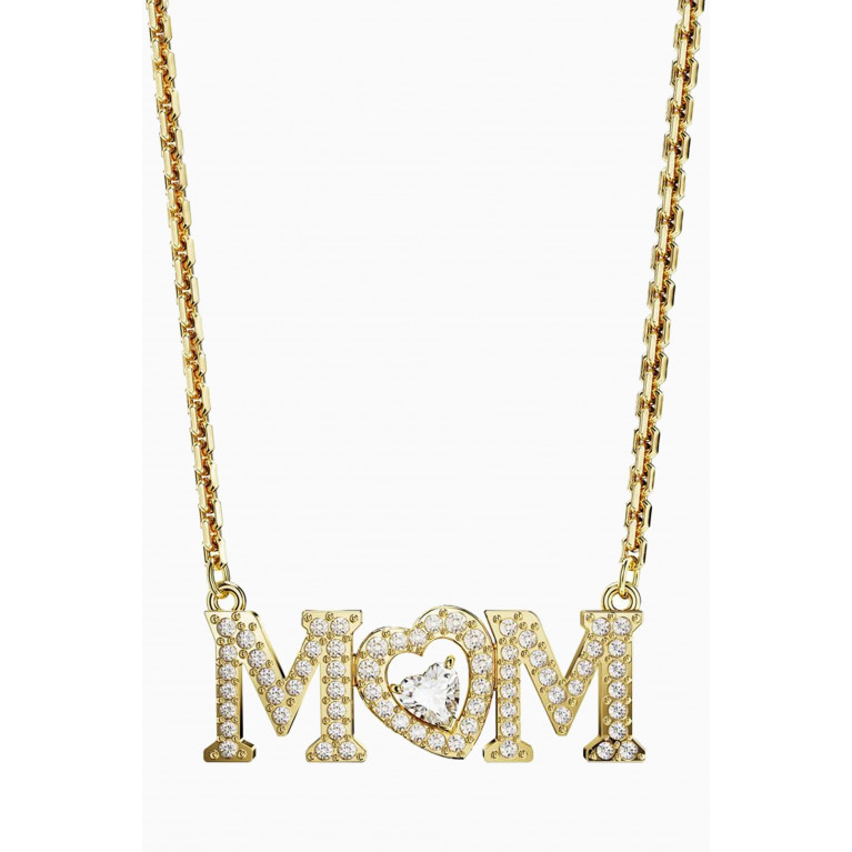 Swarovski - Mother’s Day Crystal Necklace in Gold-plated Metal