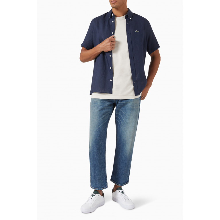 Lacoste - Short Sleeve Shirt in Linen