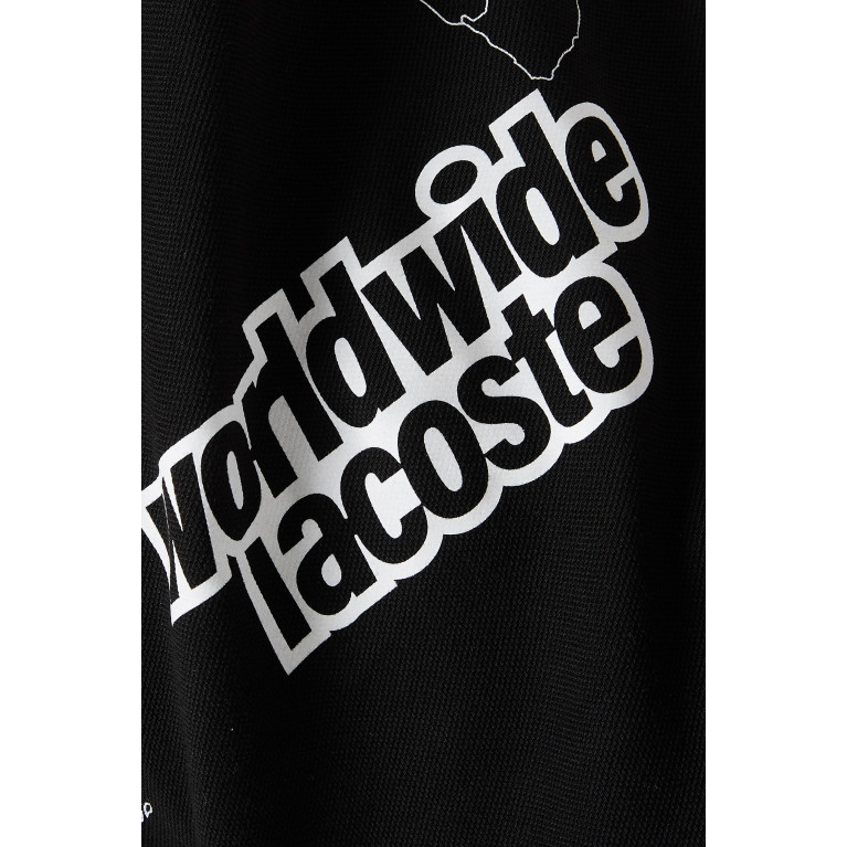 Lacoste - Printed Polo Shirt in Organic Cotton Piqué,