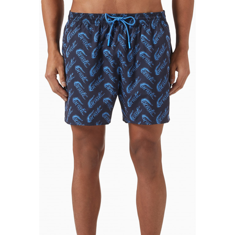 Lacoste - Printed Swim Shorts