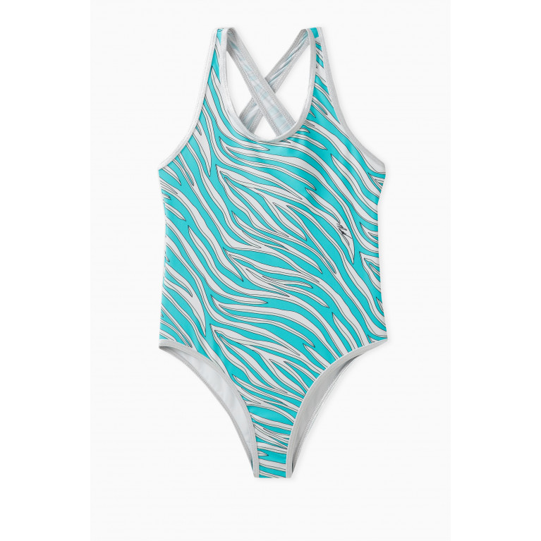 Michael Kors Kids - Zebra Print One-piece Swimsuit