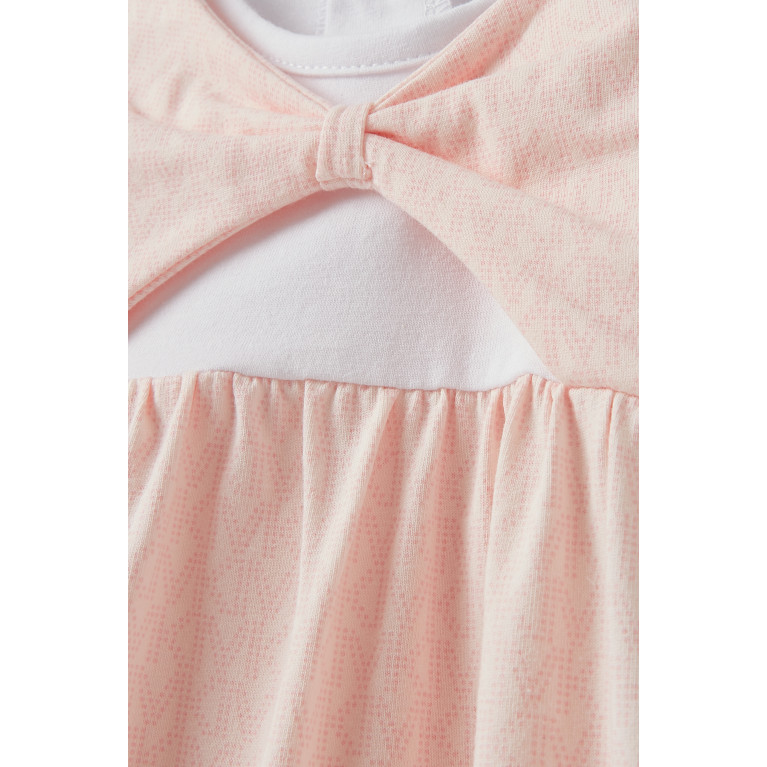 Michael Kors Kids - Logo Bow Dress in Cotton