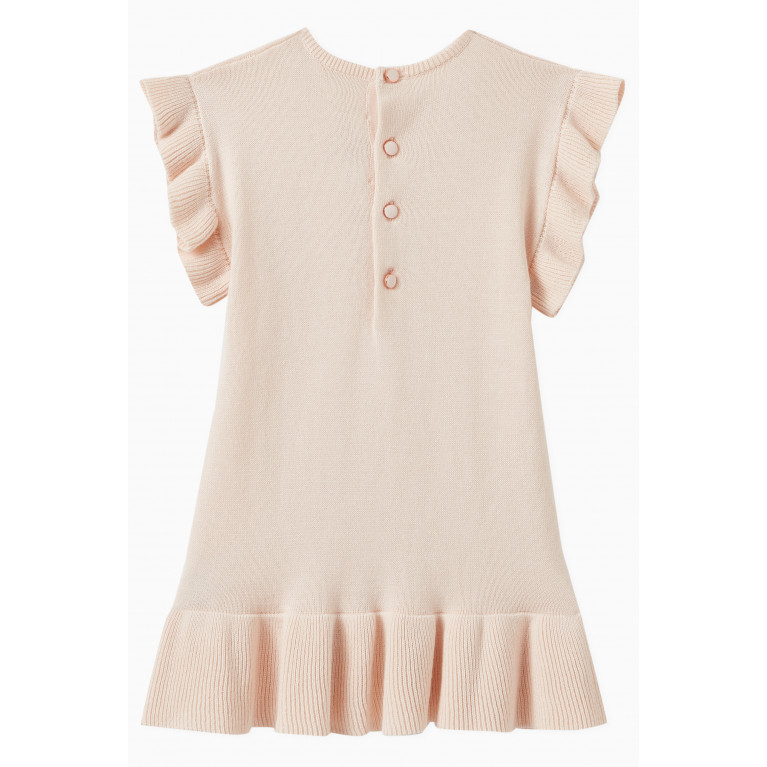 Michael Kors Kids - Knitted Logo Dress in Cotton