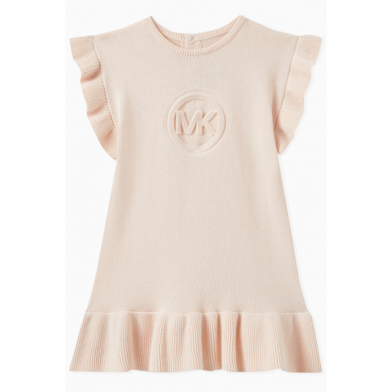 Michael Kors Kids - Knitted Logo Dress in Cotton