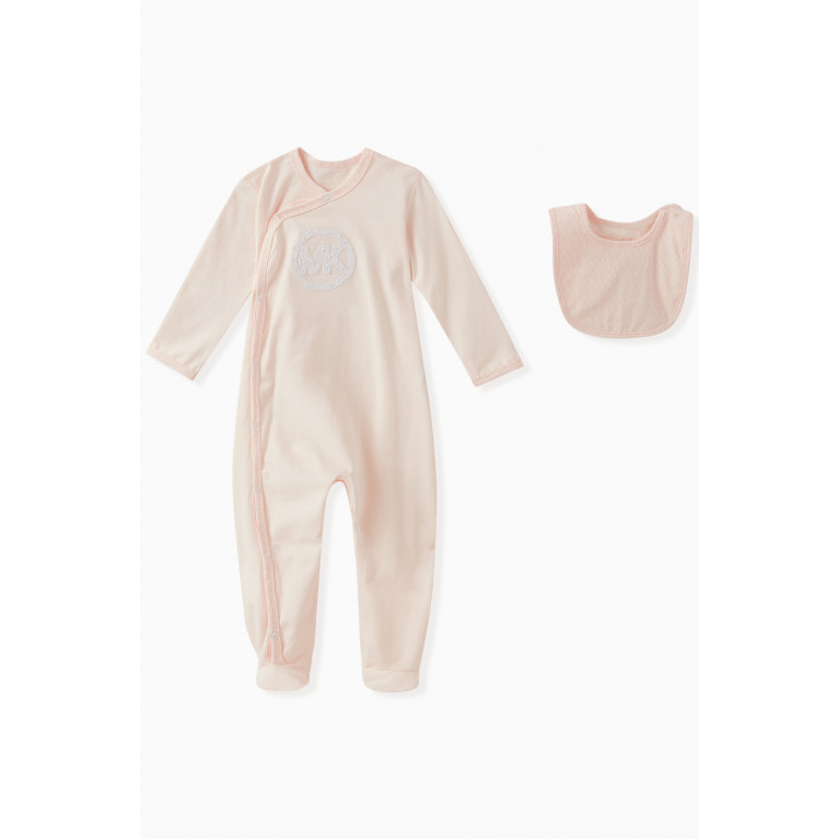 Michael Kors Kids - Logo Sleepsuit Set in Cotton