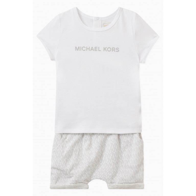 Michael Kors Kids - Logo Print T-shirt and Shorts, Set of Two