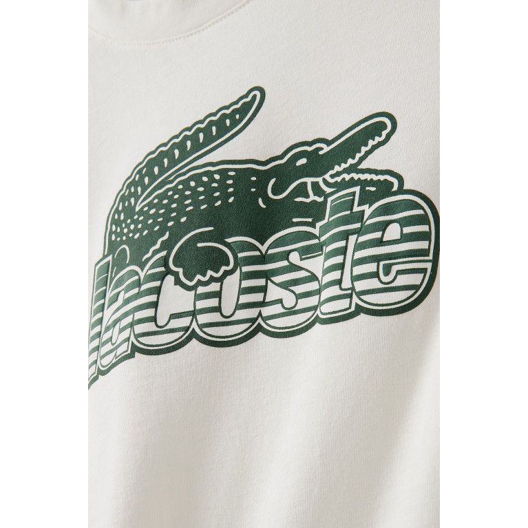 Lacoste - Graphic Logo Print T-Shirt in Cotton