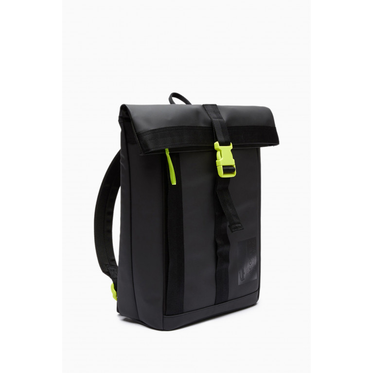 Lacoste - Lacoste Signature Print Backpack in Water-repellent Fabric