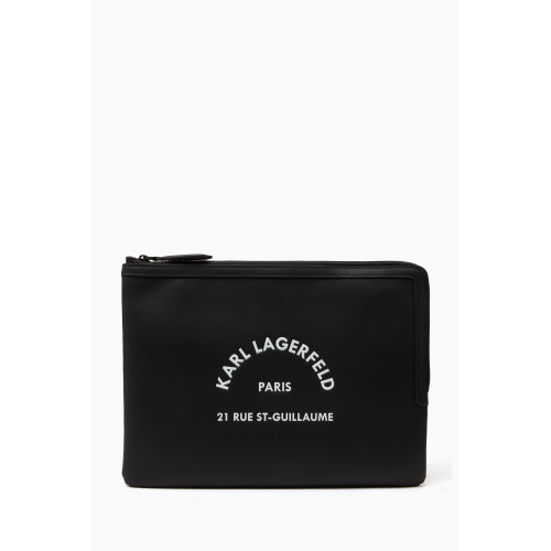 Karl Lagerfeld - Rue St. Guillaume Pouch Bag in Calf Leather