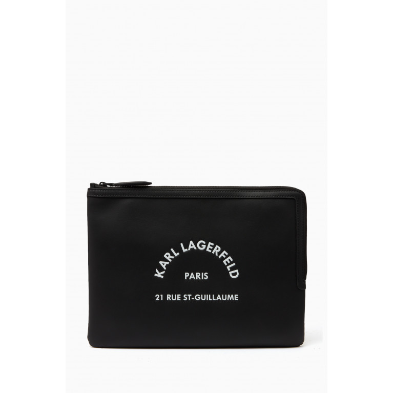 Karl Lagerfeld - Rue St. Guillaume Pouch Bag in Calf Leather