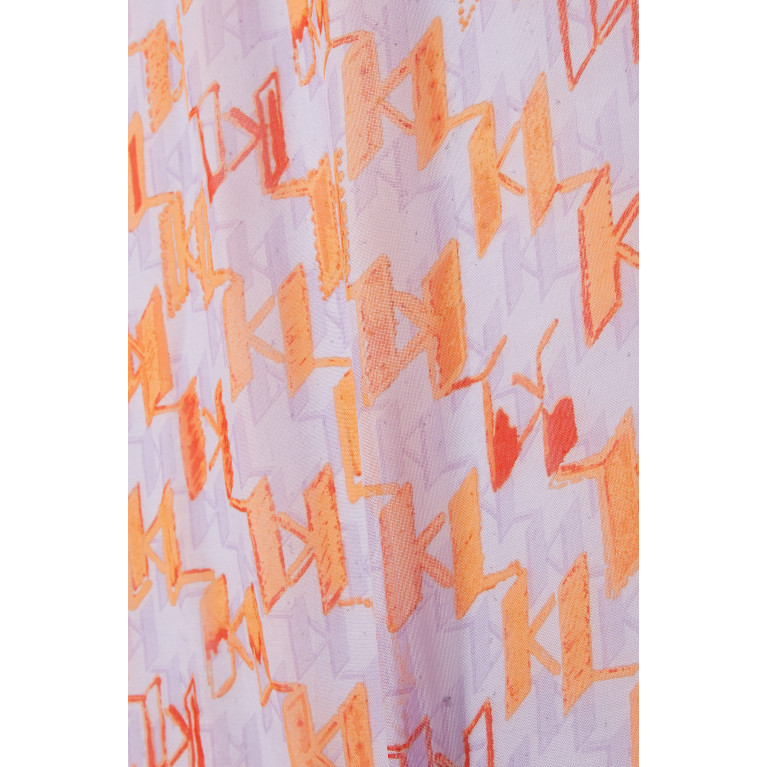 Karl Lagerfeld - K/Monogram Scarf in Silk Blend