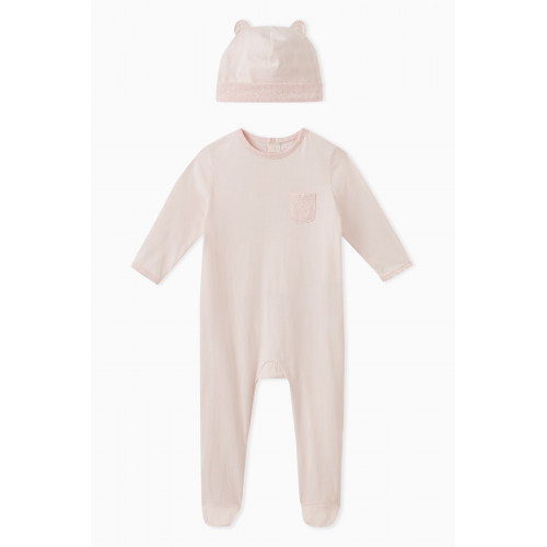 Michael Kors Kids - Monogram Sleepsuit Set in Cotton