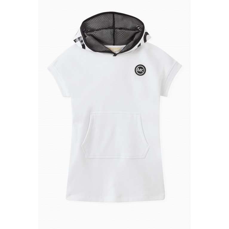 Michael Kors Kids - Logo Hooded Dress in Cotton