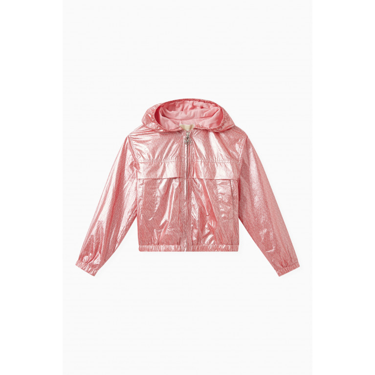Michael Kors Kids - Monogram Hooded Jacket in Polyester
