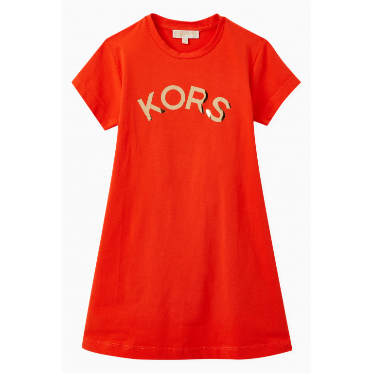 Michael Kors Kids - Logo T-shirt Dress in Cotton